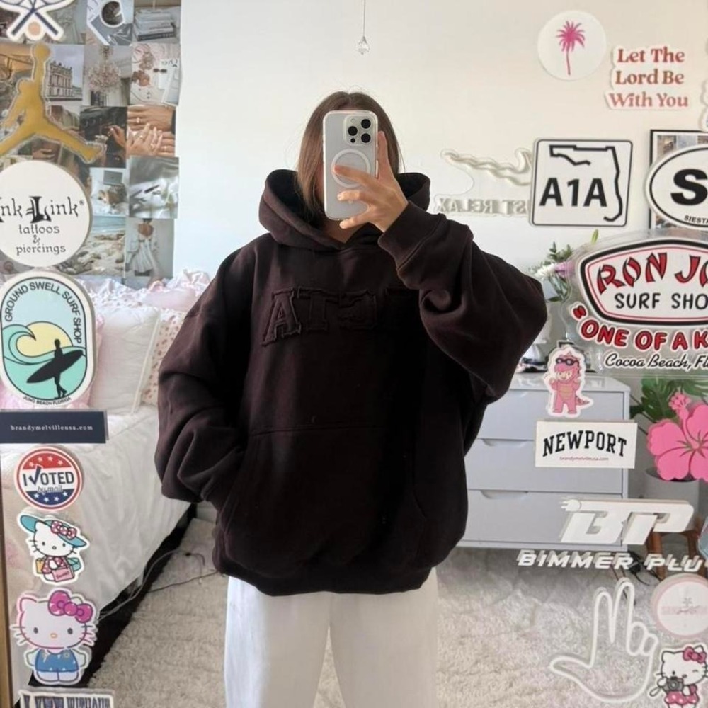 ACTA Chocolate Brown Hoodie new with tags